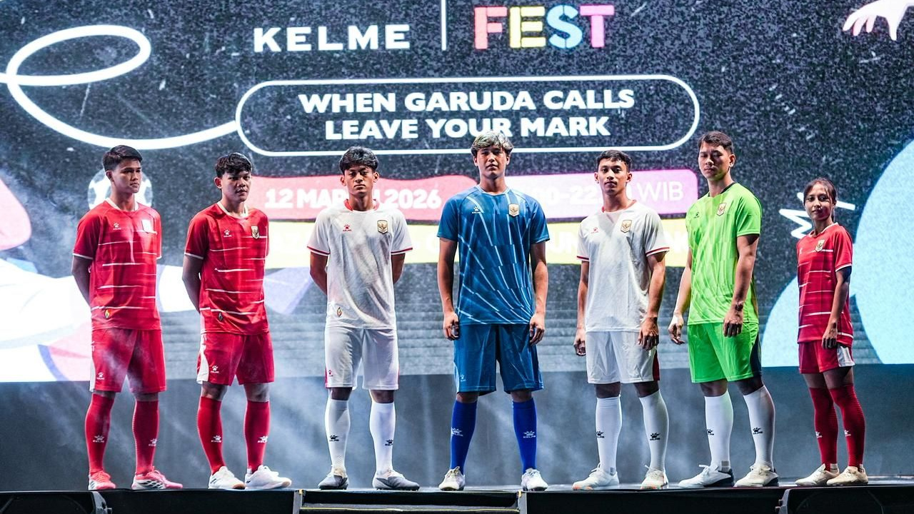 Kelme Resmi Luncurkan Jersi Terbaru Timnas Sepak Bola dan Futsal Indonesia - EPOCHSTREAM