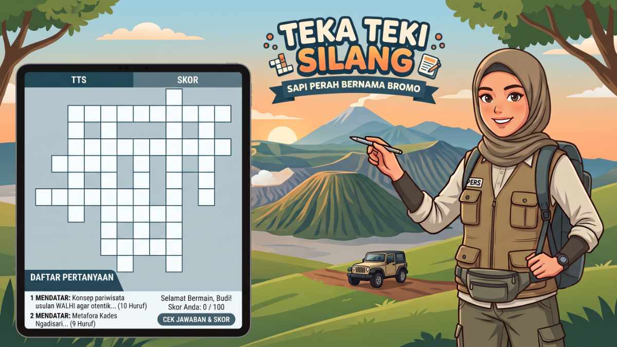 Gim Teka Teki Silang (TTS) - Sapi Perah Bernama Bromo - EPOCHSTREAM