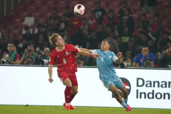 FIFA ASEAN Cup 2026 - Indonesia Menang 2-0 Lawan 10 Pemain Singapura - EPOCHSTREAM