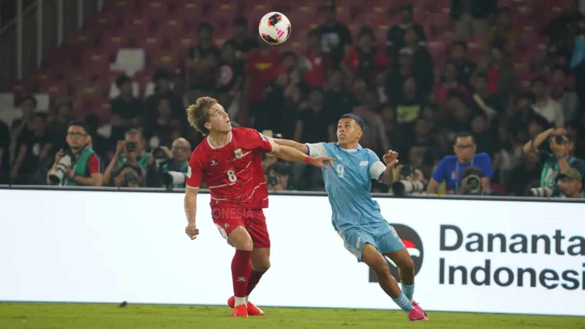 FIFA ASEAN Cup 2026 - Indonesia Menang 2-0 Lawan 10 Pemain Singapura - EPOCHSTREAM